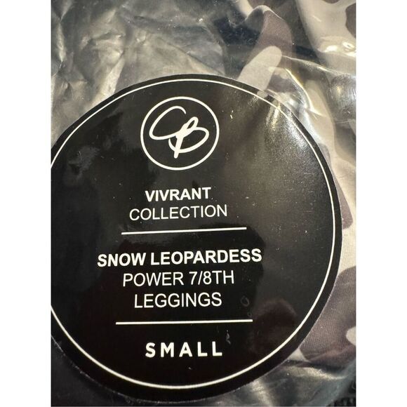Celestial Bodiez NWT Power 7/8th Leggings in 'Snow Leopardess' Size Small - Picture 5 of 8